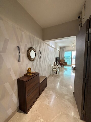 Living Room in 3 BHK Apartment at DB Woods, Goregaon East – for Rent