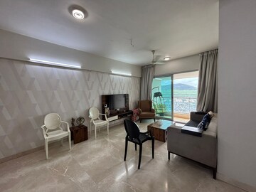 Living Room in 3 BHK Apartment at DB Woods, Goregaon East – for Rent