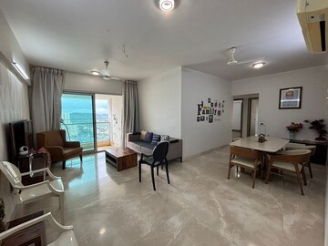 Living Room in 3 BHK Apartment at DB Woods, Goregaon East – for Rent