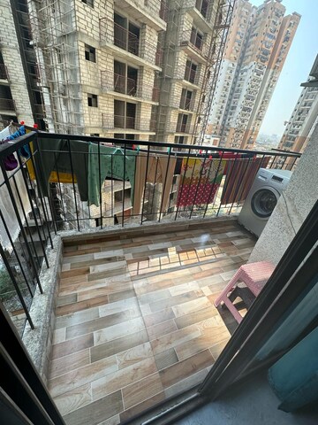 Balcony in 2 BHK Apartment at SVP Gulmohur Garden, Raj Nagar Extension – for Rent