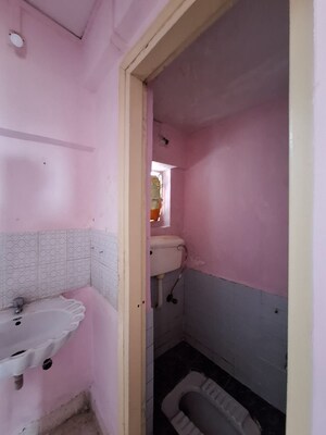 Bathroom in 1 BHK Apartment at Kanchan Janga CHS, Kopar Khairane – for Rent