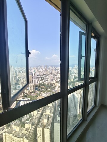 Balcony in 3 BHK Apartment at Sheth Auris Serenity Tower 3, Malad West – for Rent