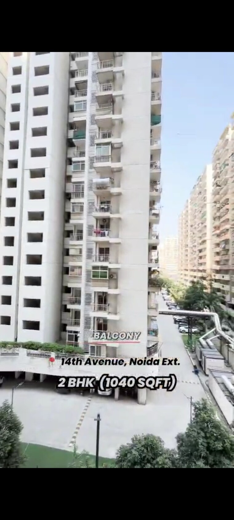 Exterior View, gaur-city-2-14th-avenue 2 Bedroom 1040 Sq.Ft. Apartment In Sector 16c Greater Noida Greater Noida 9288643