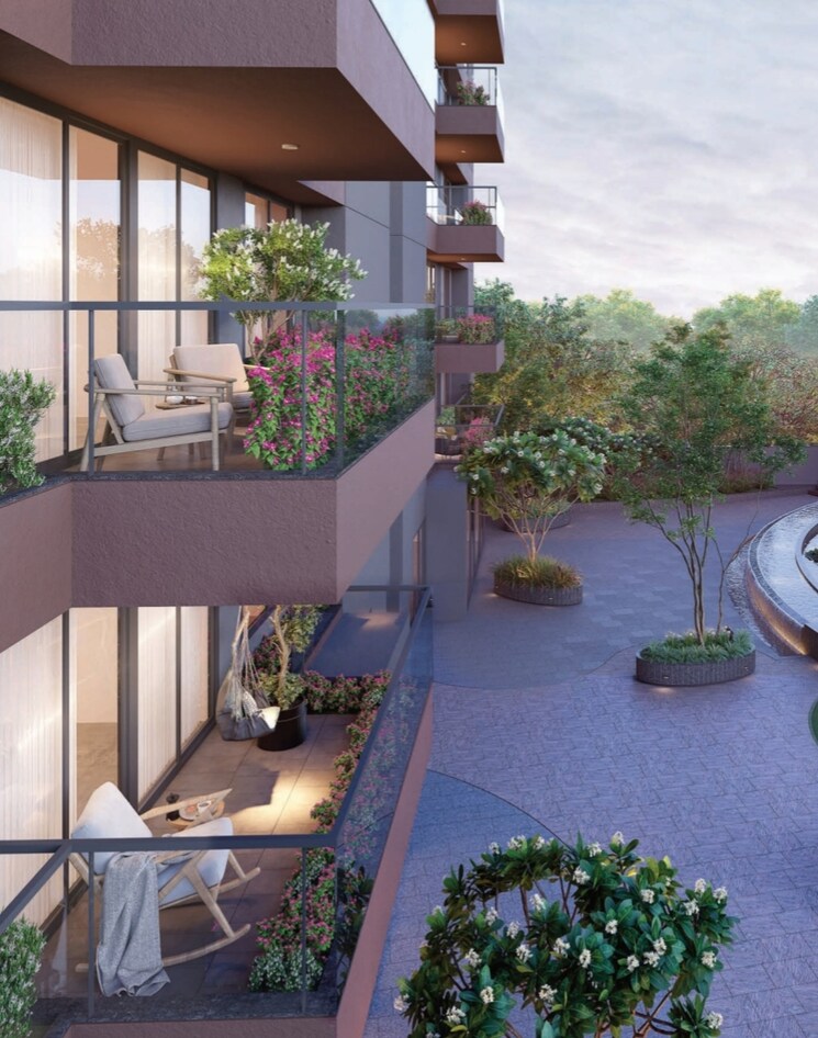 Balcony, sargasan 3 Bedroom 280 Sq.Yd. Apartment In Sargasan Gandhinagar 9288681