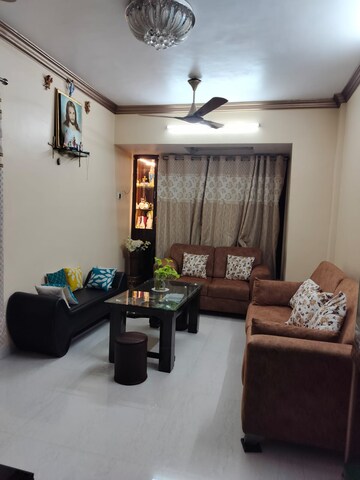 Living Room in 2 BHK Apartment at Manibhadra CHS, Kopar Khairane – for Rent