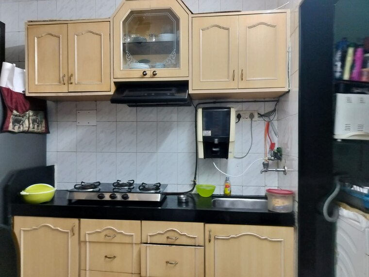 Kitchen, manibhadra-chs 2 Bedroom 880 Sq.Ft. Apartment In Kopar Khairane Navi Mumbai 9288733
