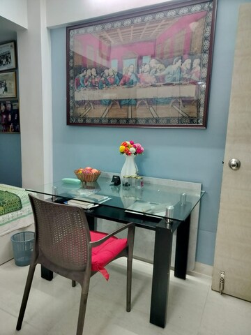 Living Room in 2 BHK Apartment at Manibhadra CHS, Kopar Khairane – for Rent