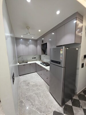 Kitchen in 2 BHK Builder Floor at Lajpat Nagar – for Rent