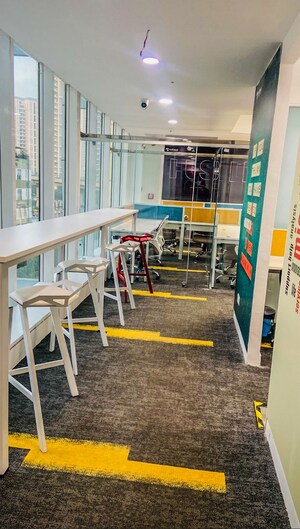 Team Area in  Office Space at Emaar The Palm Springs, Sector 54 – for Rent