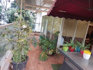 Balcony in 2 BHK Apartment at Koregaon Park – for Rent