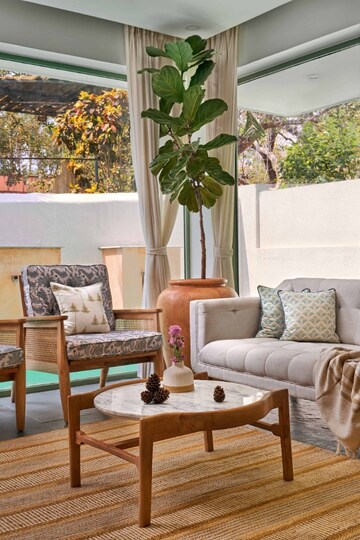 Living Room in 4 BHK Villa at Assagao – for Sale
