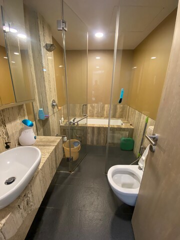 Bathroom in 2.5 BHK Apartment at Lodha New Cuffe Parade, Wadala – for Rent