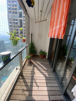 Balcony in 2.5 BHK Apartment at Lodha New Cuffe Parade, Wadala – for Rent