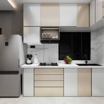 Kitchen in 1 BHK Apartment at Mohid Mahakali Hills, Mmrda Colony – for Sale