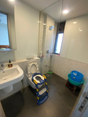 Attached Bathroom in 2.5 BHK Apartment at Lodha New Cuffe Parade, Wadala – for Rent