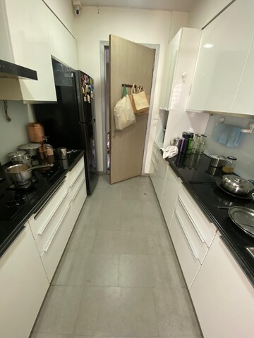 Kitchen in 2.5 BHK Apartment at Lodha New Cuffe Parade, Wadala – for Rent