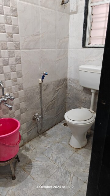 Bathroom in 1 BHK Apartment at Aashiyana Sunshine Elite, Wakad – for Rent