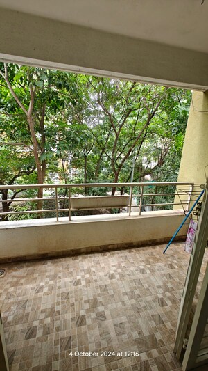 Balcony in 1 BHK Apartment at Aashiyana Sunshine Elite, Wakad – for Rent