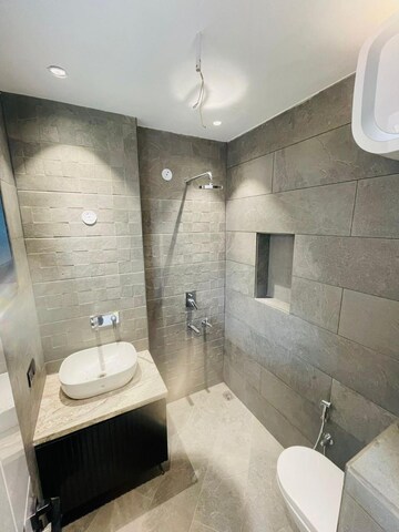 Bathroom in 2 BHK Builder Floor at Paschim Vihar – for Rent