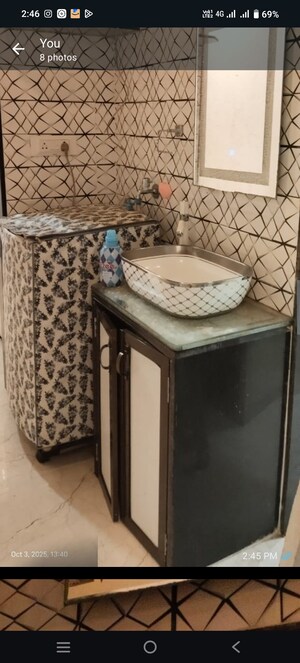 Bathroom in 1 BHK Apartment at Hastiraj Apartment Vile Parle West, Vile Parle West – for Rent