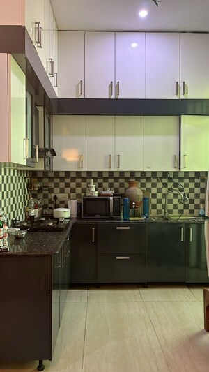 Kitchen in 3 BHK Apartment at Gaurs Siddhartham, Siddharth Vihar – for Sale