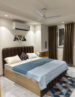 Master Bedroom in 1 BHK Apartment at Mohit House, Sushant Lok I – for Rent