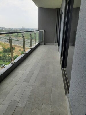 Balcony in 2 BHK Apartment at Krisumi Waterside Residences, Sector 36a – for Rent
