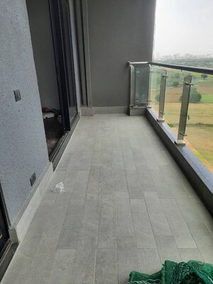 Balcony in 2 BHK Apartment at Krisumi Waterside Residences, Sector 36a – for Rent