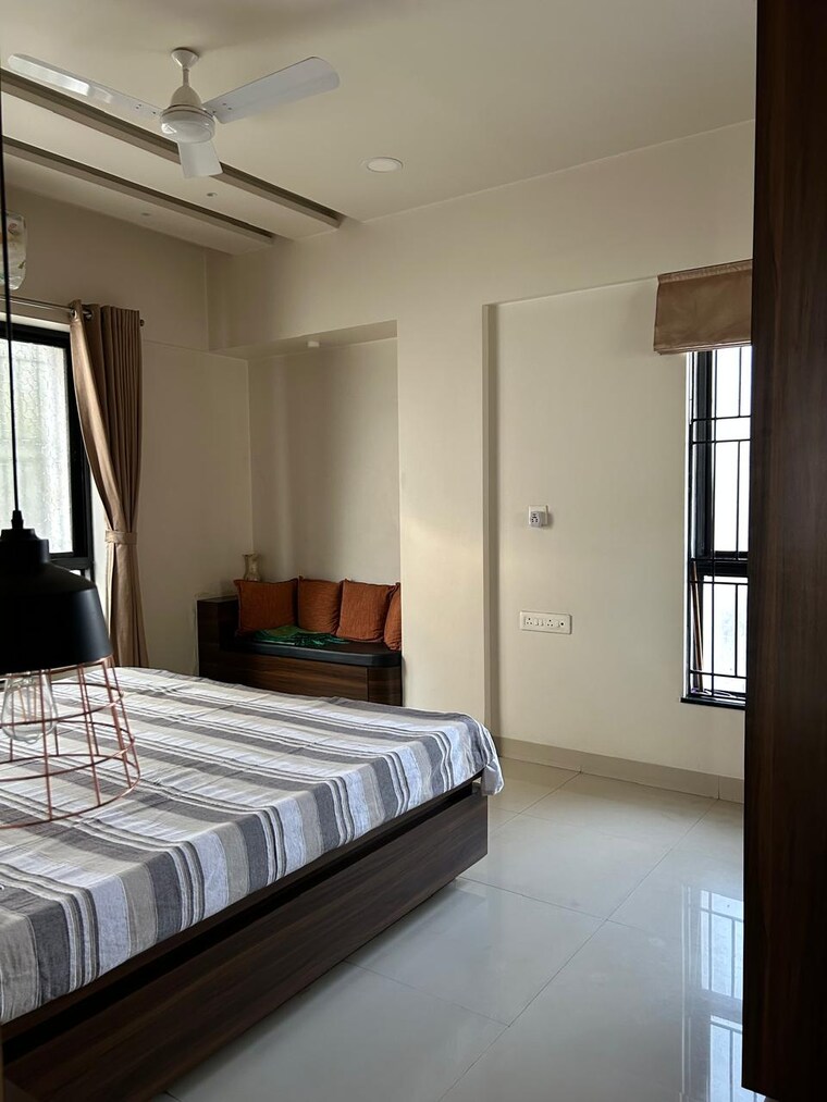 Bedroom, karan-palms 3 Bedroom 1490 Sq.Ft. Apartment In Warje Pune 9289427