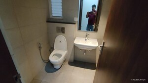 Bathroom in 2 BHK Apartment at Adarsh Greens, Kogilu – for Rent