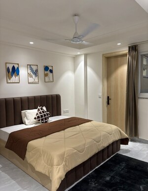 Bedroom in 1 BHK Apartment at Mohit House, Sushant Lok I – for Rent