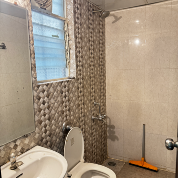 Bathroom in 1 RK Apartment at Ganga Orchad Phase II, Mundhwa – for Rent