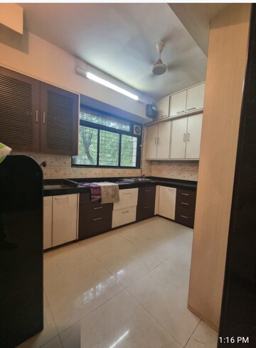Kitchen in 3 BHK Apartment at Vashi Sector 28 – for Rent