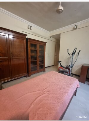 Bedroom in 3 BHK Apartment at Vashi Sector 28 – for Rent