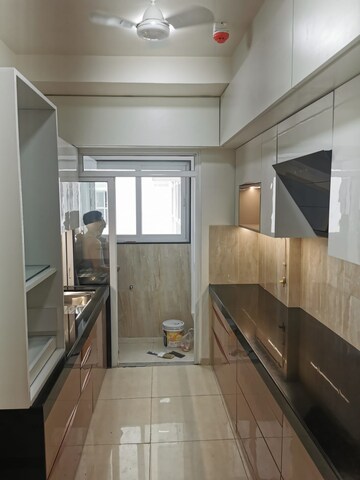 Kitchen in 3 BHK Apartment at LnT Veridian, Powai – for Rent