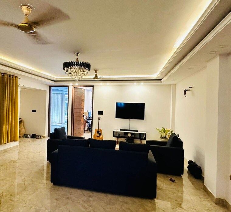 Living Room, saket 3 Bedroom 1800 Sq.Ft. Builder Floor In Saket Delhi 9289377