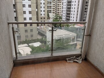 Balcony in 3 BHK Apartment at Vilas Javdekar Prudentia Towers, Wakad – for Rent