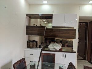 Kitchen in 3 BHK Apartment at Vilas Javdekar Prudentia Towers, Wakad – for Rent