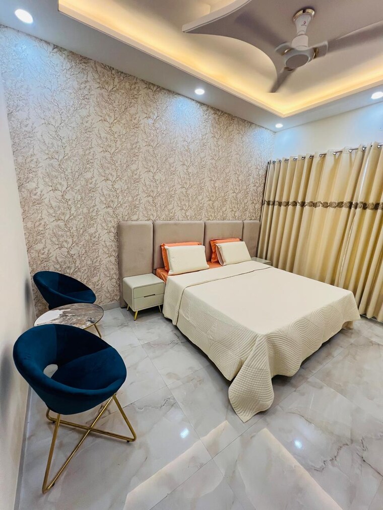 Master Bedroom, bb-northview-park 3 Bedroom 1450 Sq.Ft. Independent House In Ambala Highway Zirakpur 9289435
