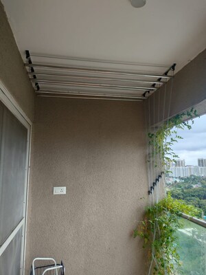 Balcony in 2 BHK Apartment at Mantra Monarch, Balewadi – for Rent