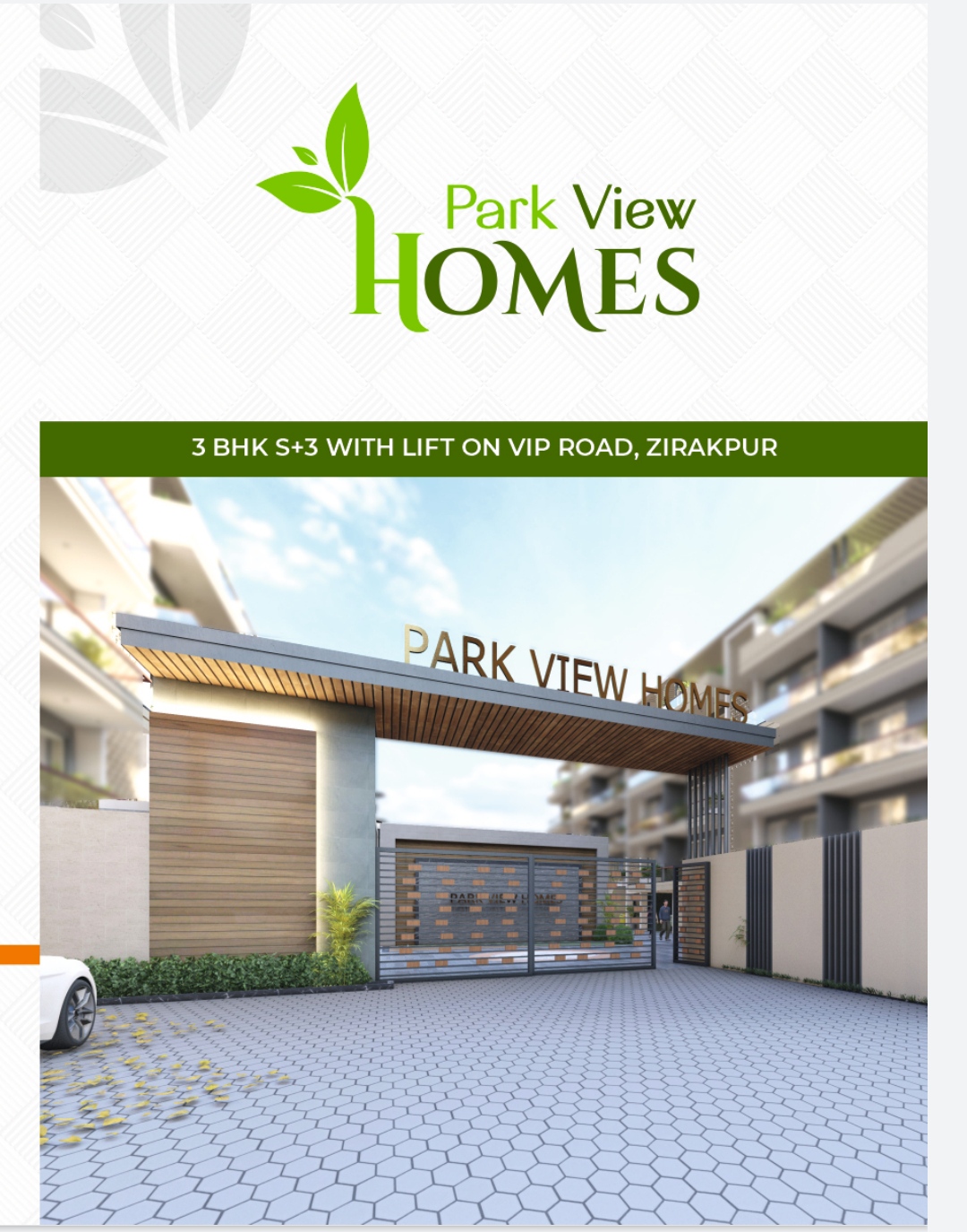 3 BHK + Extra Room Builder Floor For Sale in Park View Homes
