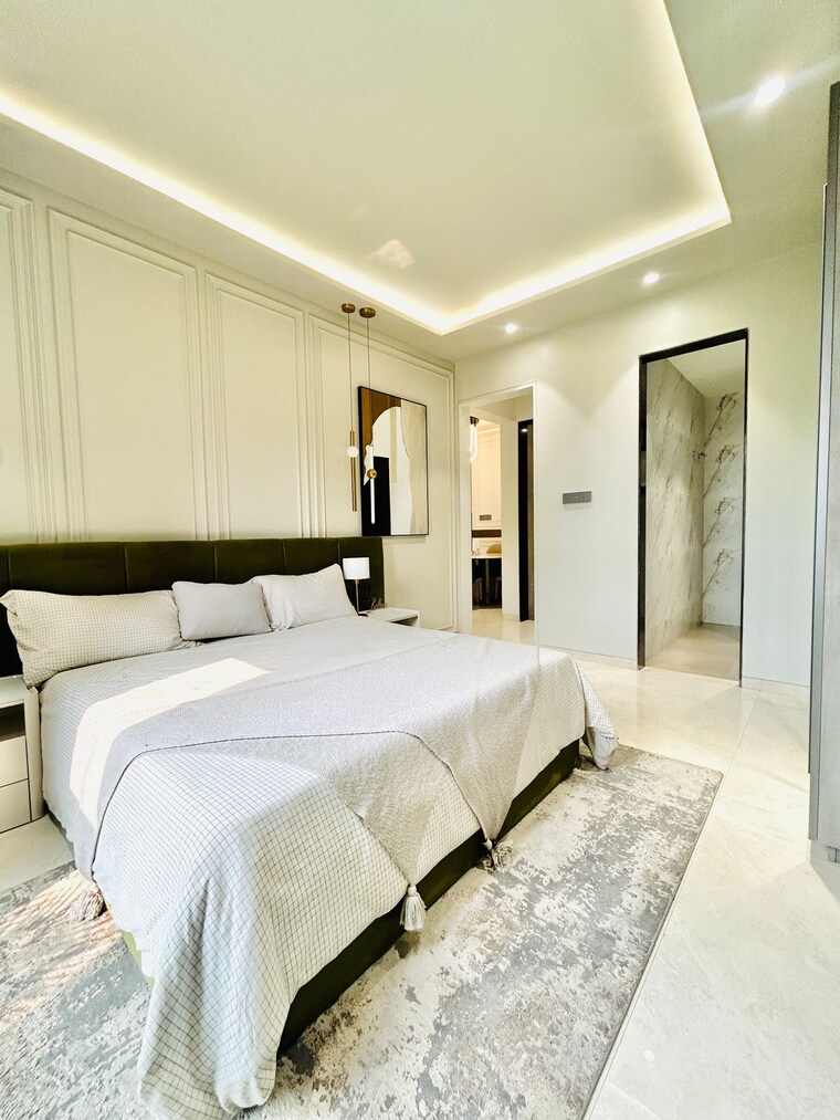 Bedroom, visible-building 2 Bedroom 1230 Sq.Ft. Apartment In Indiranagar Bangalore 9289675