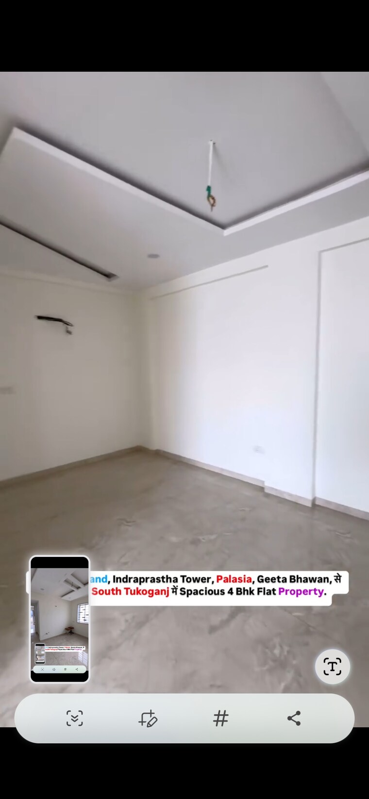 Room, mg road 4 Bedroom 3000 Sq.Ft. Builder Floor In Mg Road Indore 9289692