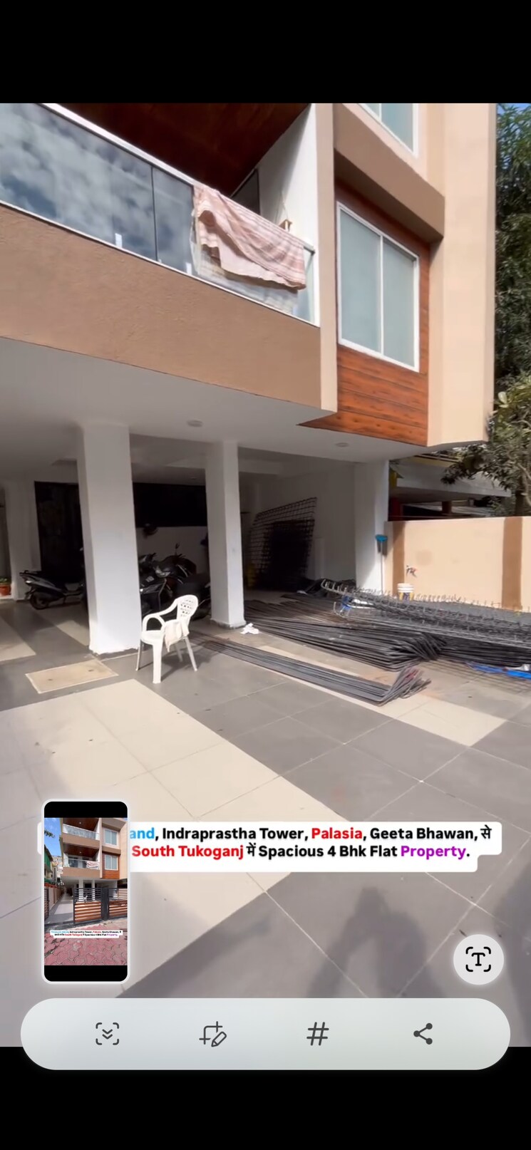  Parking, mg road 4 Bedroom 3000 Sq.Ft. Builder Floor In Mg Road Indore 9289692