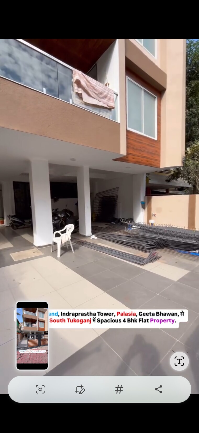  Parking, mg road 4 Bedroom 3000 Sq.Ft. Builder Floor In Mg Road Indore 9289692