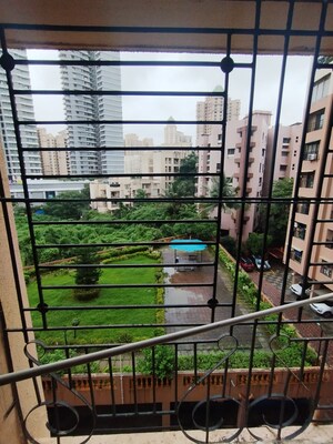 Balcony in 1 BHK Apartment at Garden Court, Waghbil – for Rent