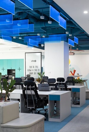 Team Area in  Office Space at Wagle Industrial Estate – for Rent