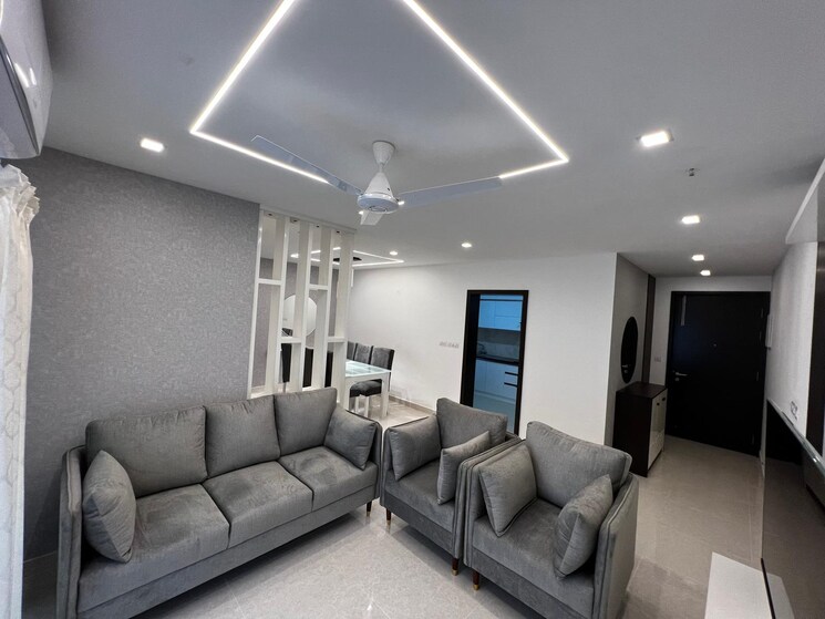 Living Room, prestige-kensington-gardens 3 Bedroom 1938 Sq.Ft. Apartment In Jalahalli Bangalore 9105907