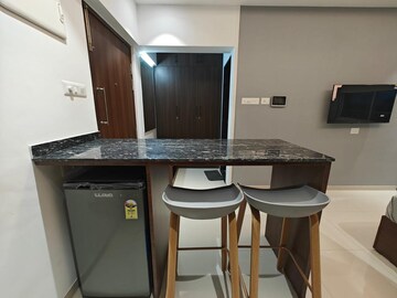 Kitchen in Studio Apartment at Gera World of Joy, Kharadi – for Rent