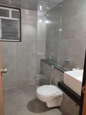 Bathroom in 2 BHK Apartment at Majestique Towers, Kharadi – for Rent